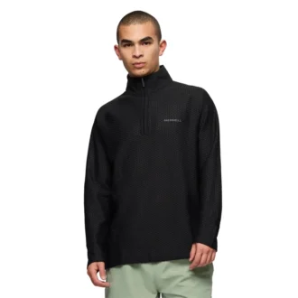 Maglia intermedia da uomo Teebo con zip a un quarto