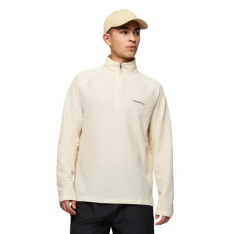 Maglia intermedia da uomo Teebo con zip a un quarto
