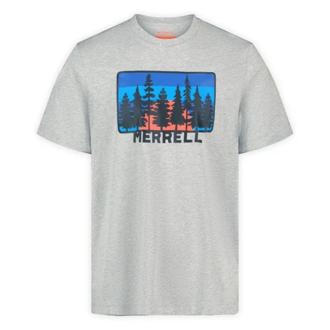 Maglietta grafica Forest Line da uomo Maglietta grafica Forest Line da uomo