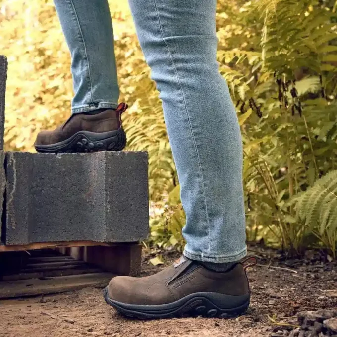 Scarpa da lavoro da donna Jungle Moc in pelle con puntale rinforzato Scarpa da lavoro da donna Jungle Moc in pelle con puntale rinforzato